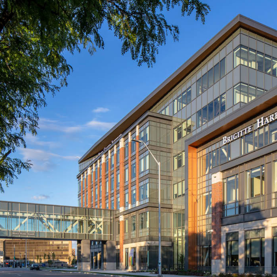 Henry Ford Health Cancer Pavilion building.