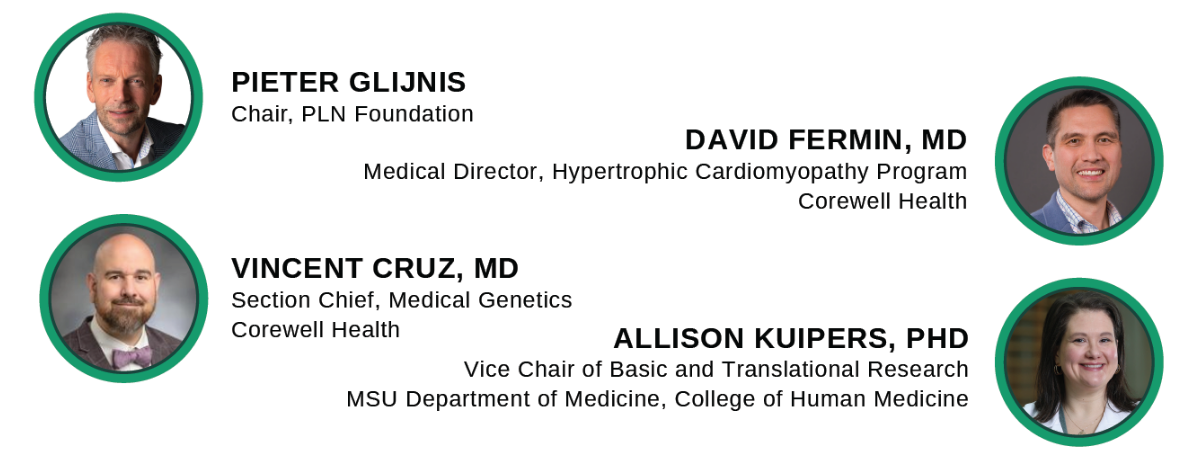 Speaker panel with headshots of the 4 speakers: Pieter Glijnis, David Fermin, Vincent Cruz, and Allison Kuipers..