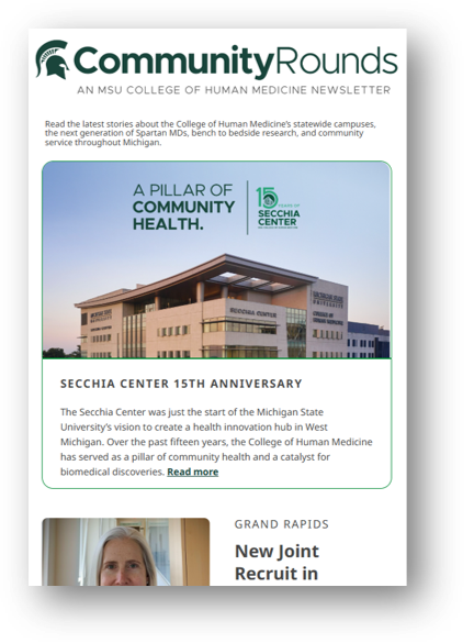 Thumbnail of a newsletter