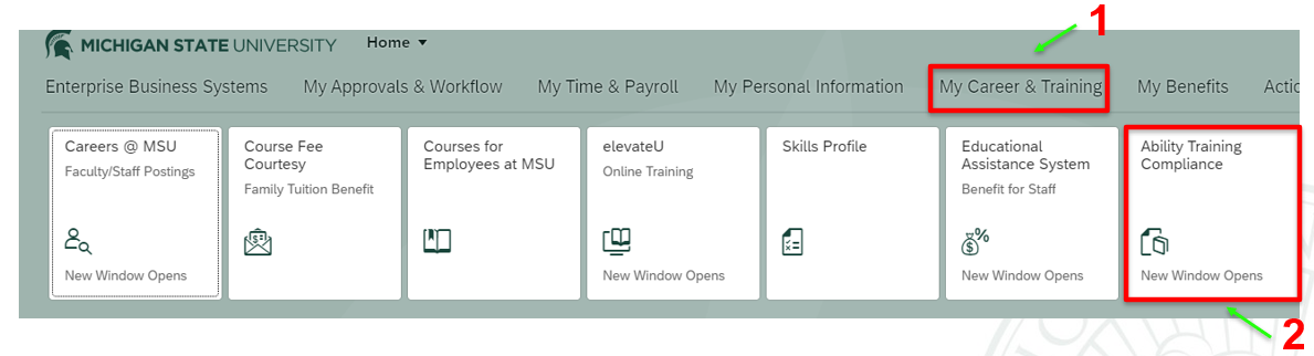 A screenshot displaying the steps listed above.