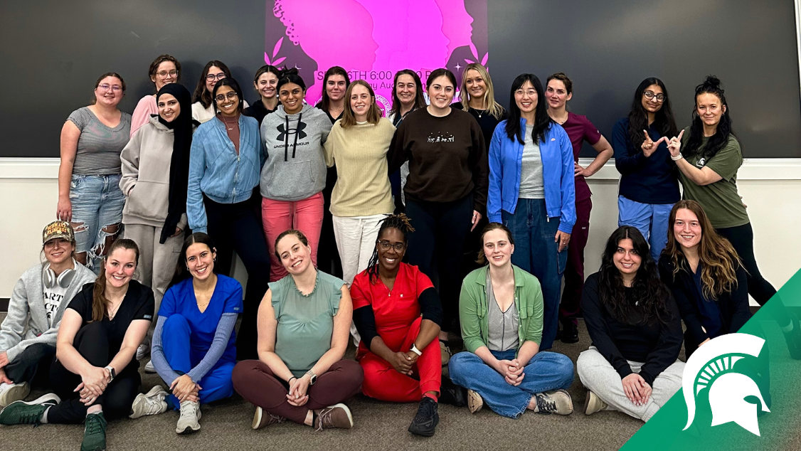 Five student groups hosted an event in celebration of Women in Medicine Month. They assembled more than 250 personal care packages and activity kits and wrote heartfelt notes that will be delivered to local women's shelters.