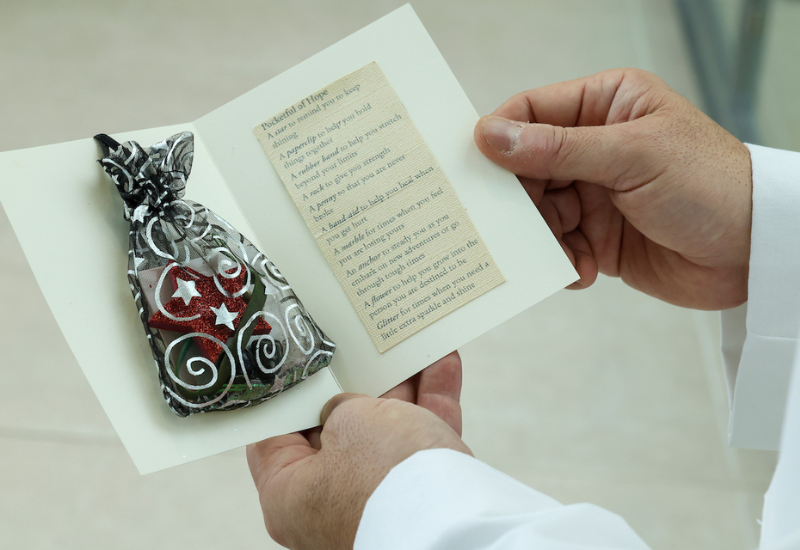 A little bag full of physical representations of the 