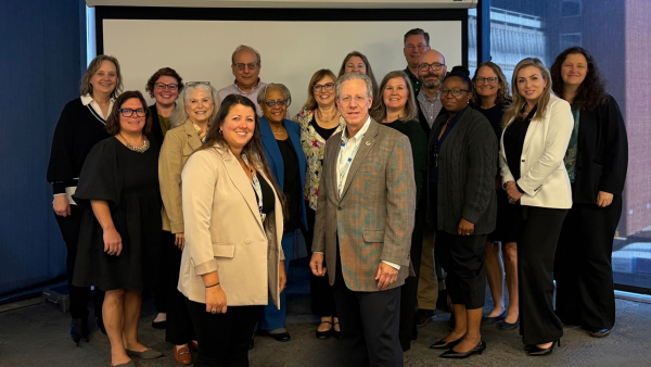A group of faculty and staff from the colleges of Human Medicine and Osteopathic Medicine joined Henry Ford Health leaders to learn Lean methodologies in healthcare