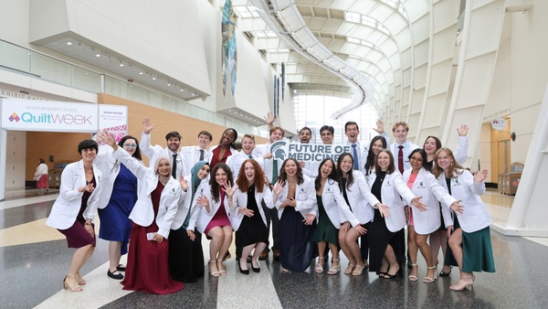A group of incoming medical students.