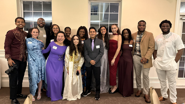 A group of students at the SNMA Cultural Celebration, which was themed “Rooted in Culture, United in Care."