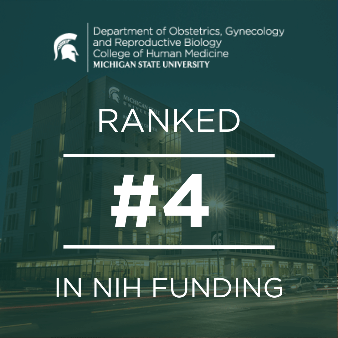 Blue Ridge ranks MSU OB-GYN #4 in NIH research funding 