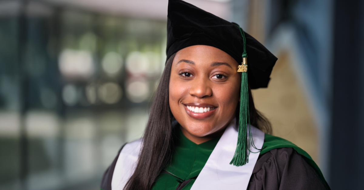 Paige Sims graduation headshot