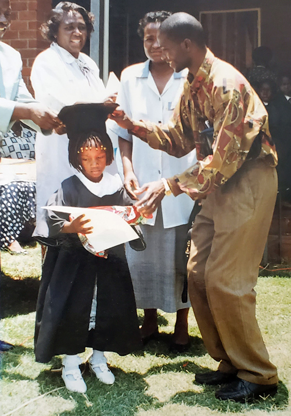 Axucillia Moyo, MD candidate, as a child in Zimbabwe