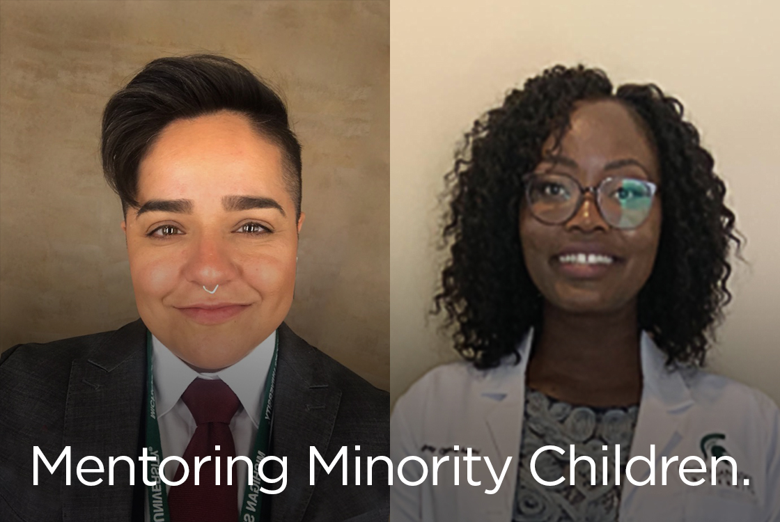 LMSA and SNMA Students Serve as Mentors to Minority Children