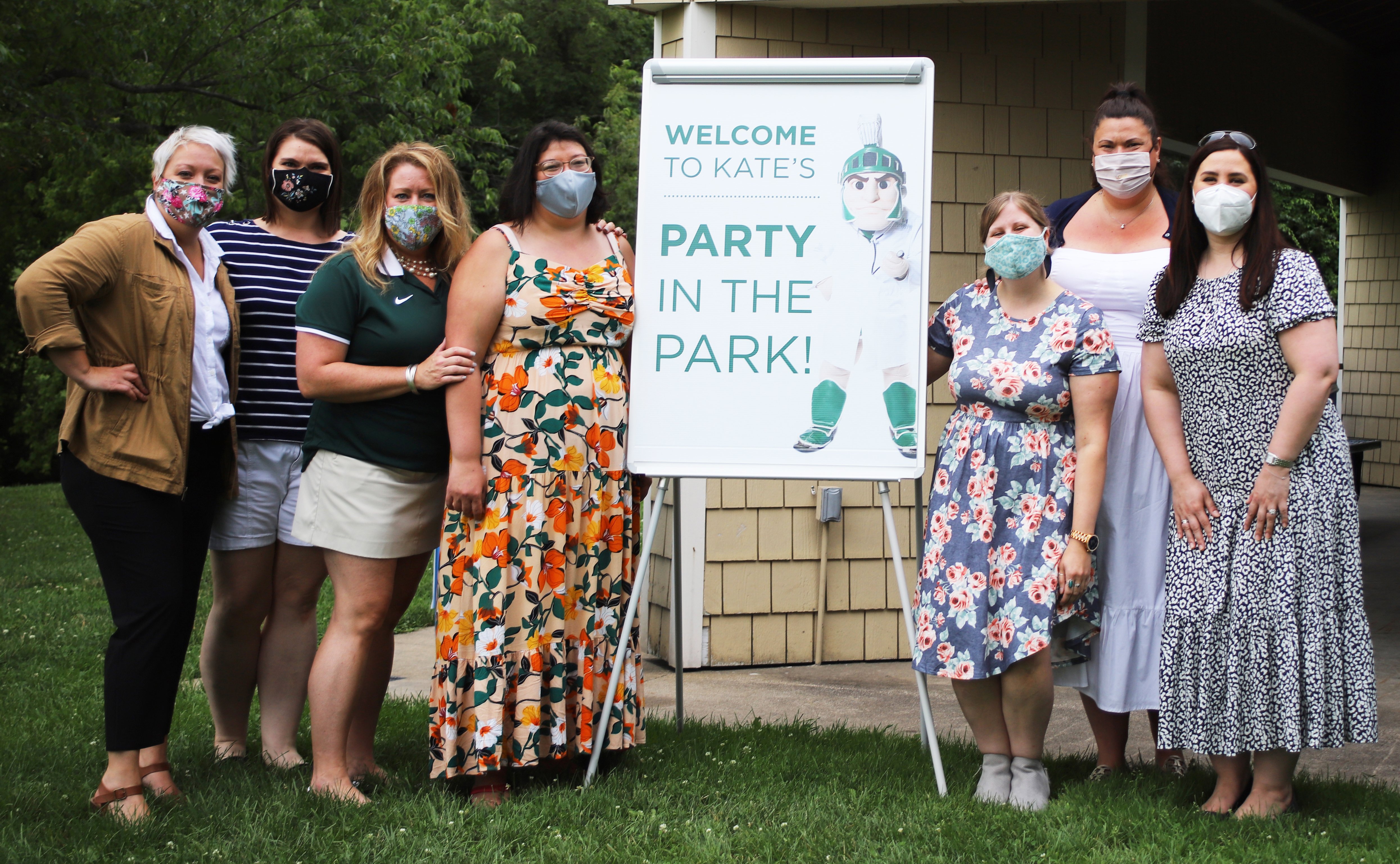 MSU CHM Advancement team at a picnic