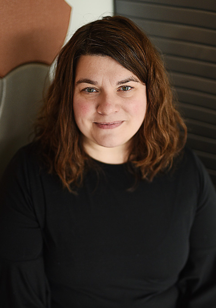 Jamie Alan, RPh, PharmD, PhD headshot.